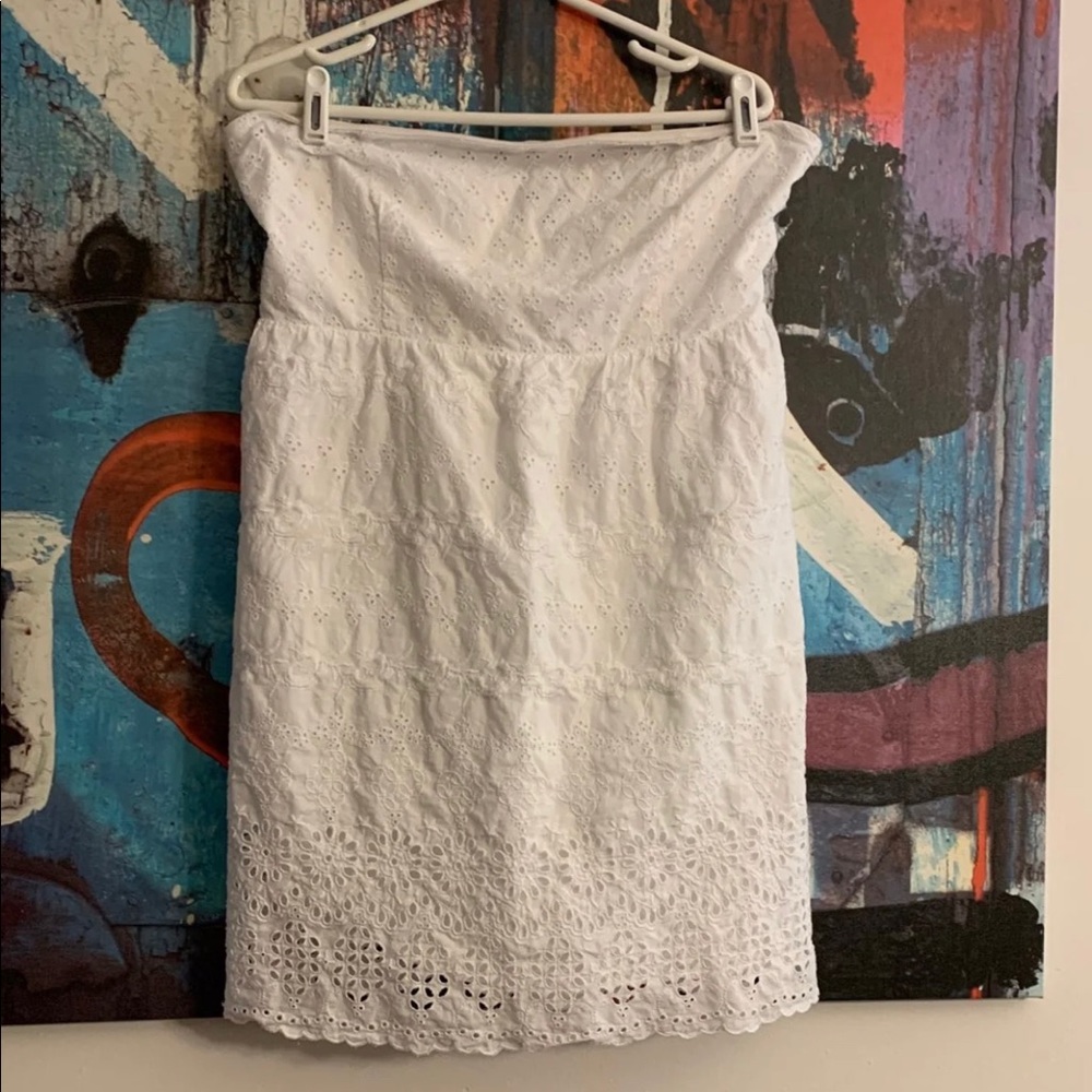 White off shoulder dress